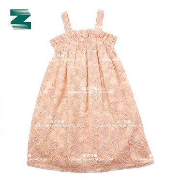 لباس بچه گانه در پارچه توری با آستر